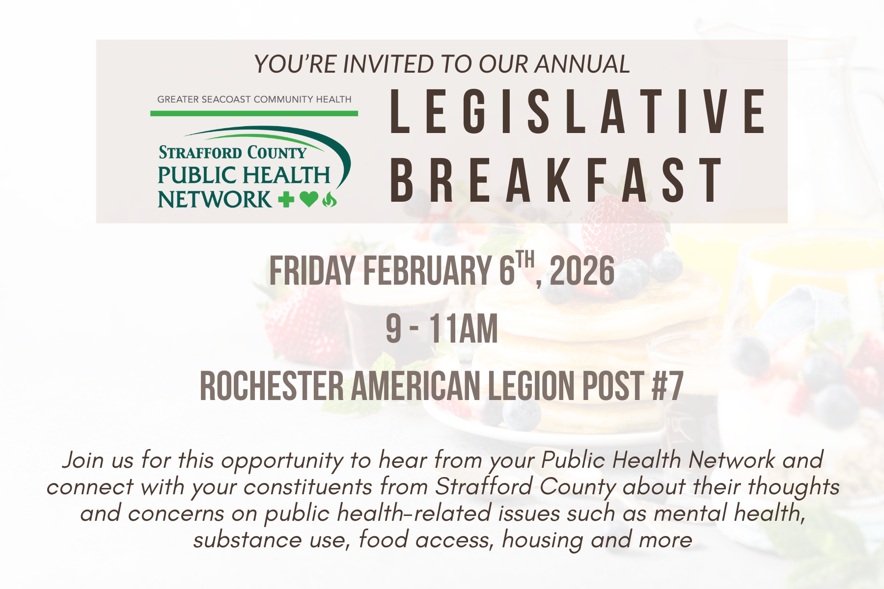 2026 Legislative Breakfast (Card (6 in x 4 in))